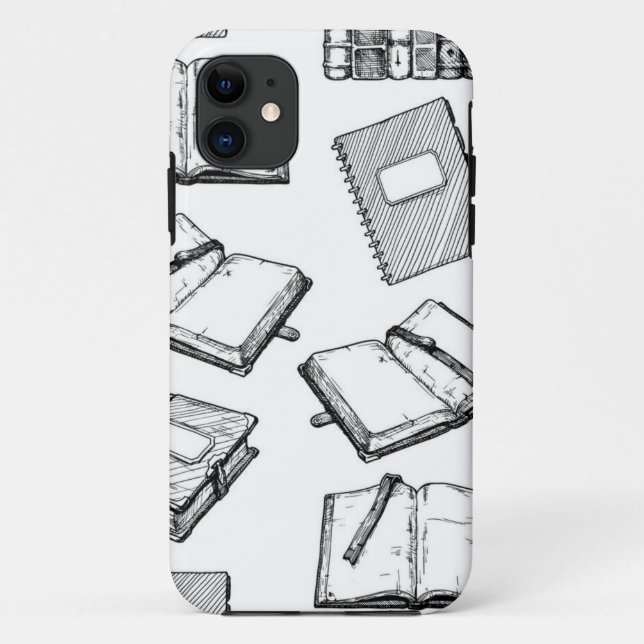 Book pattern Case-Mate iPhone case (Back)