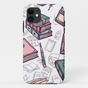 Book pattern iPhone 11 case