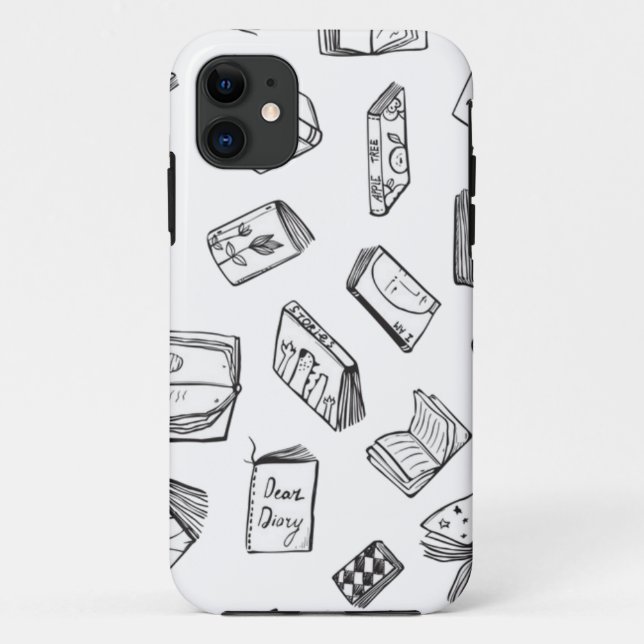 Book pattern Case-Mate iPhone case (Back)