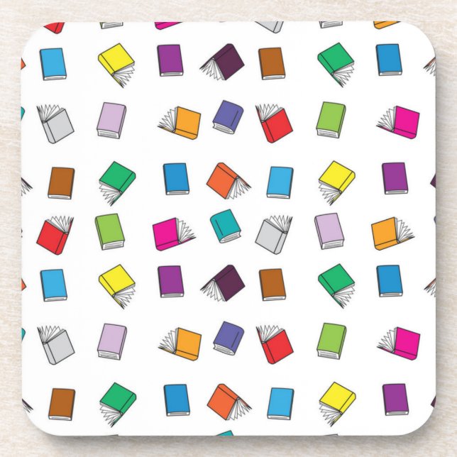 Book pattern coaster (Front)