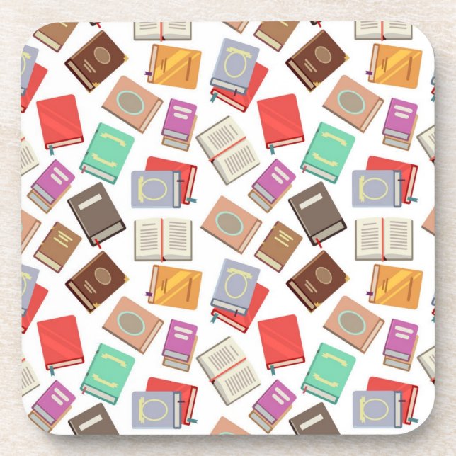Book pattern coaster (Front)