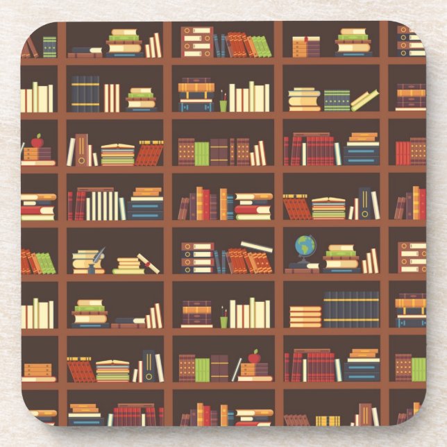 Book pattern coaster (Front)