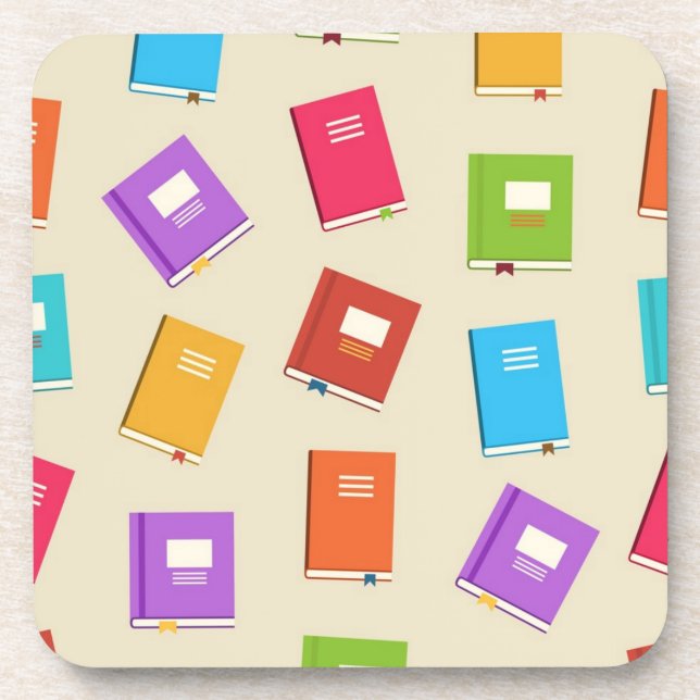Book pattern coaster (Front)