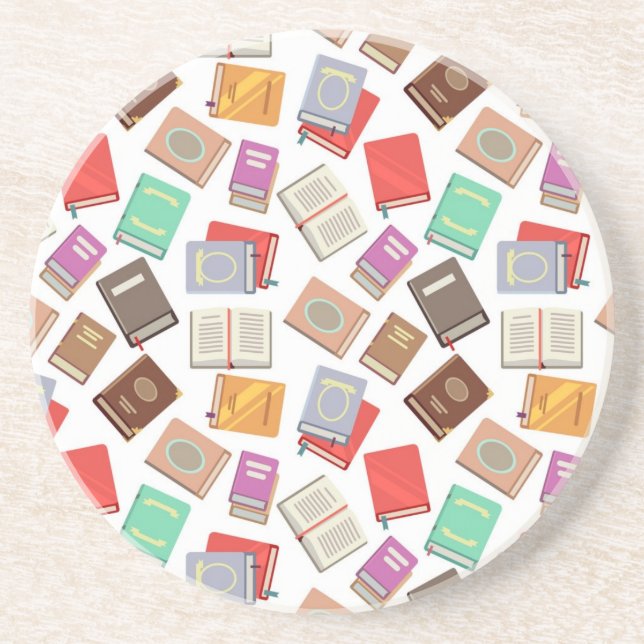 Book pattern coaster (Front)