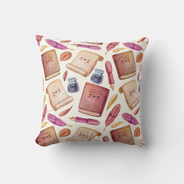 Book pattern cushion (Front)
