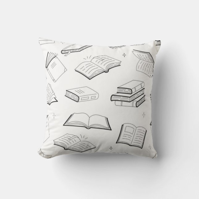 Book pattern cushion (Front)