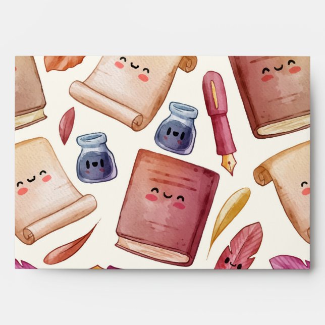 Book pattern envelope (Front)