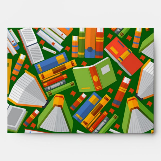 Book pattern envelope (Front)