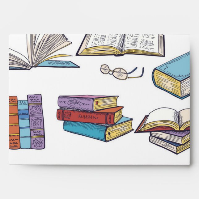 Book pattern envelope (Front)