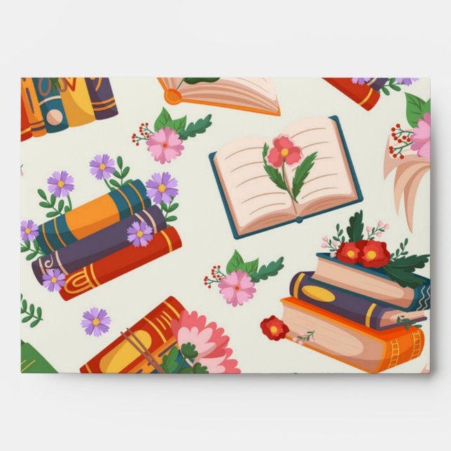 Book pattern envelope (Front)