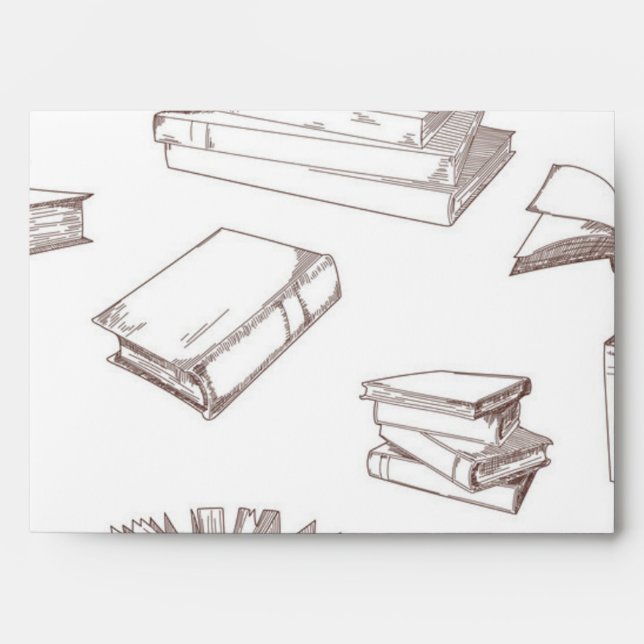 Book pattern envelope (Front)
