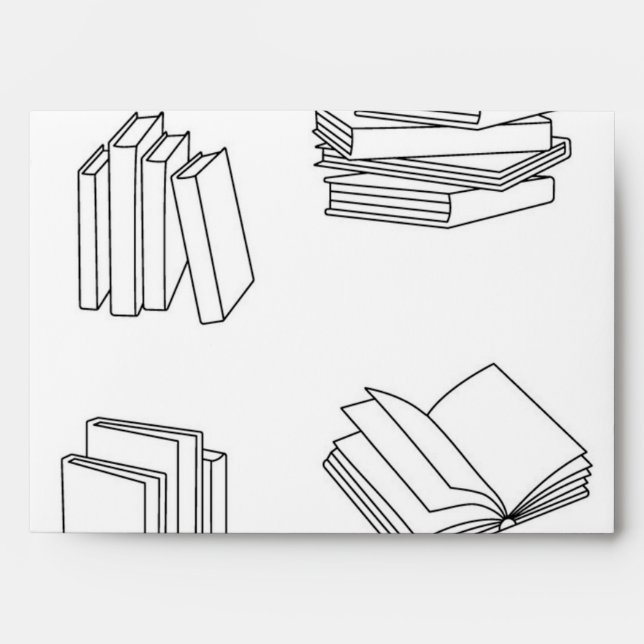 Book pattern envelope (Front)