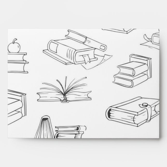 Book pattern envelope (Front)