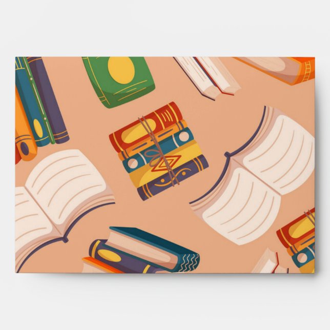 Book pattern envelope (Front)
