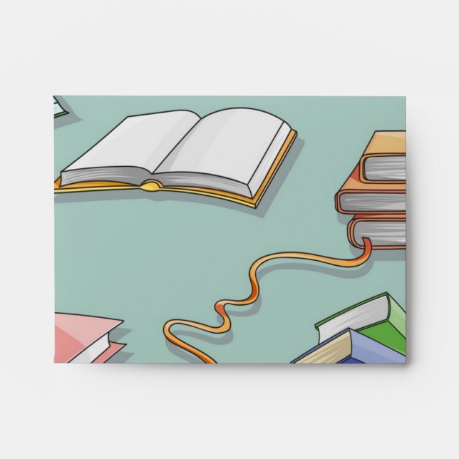 Book pattern envelope (Front)