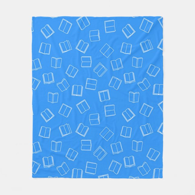 Book pattern fleece blanket (Front)