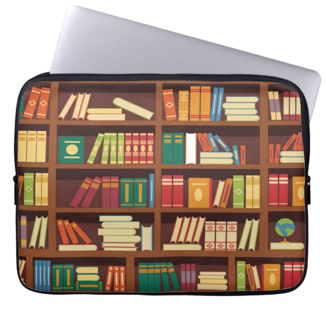 Book pattern laptop sleeve (Front)
