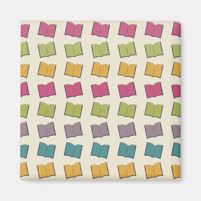 Book pattern magnet (Front)