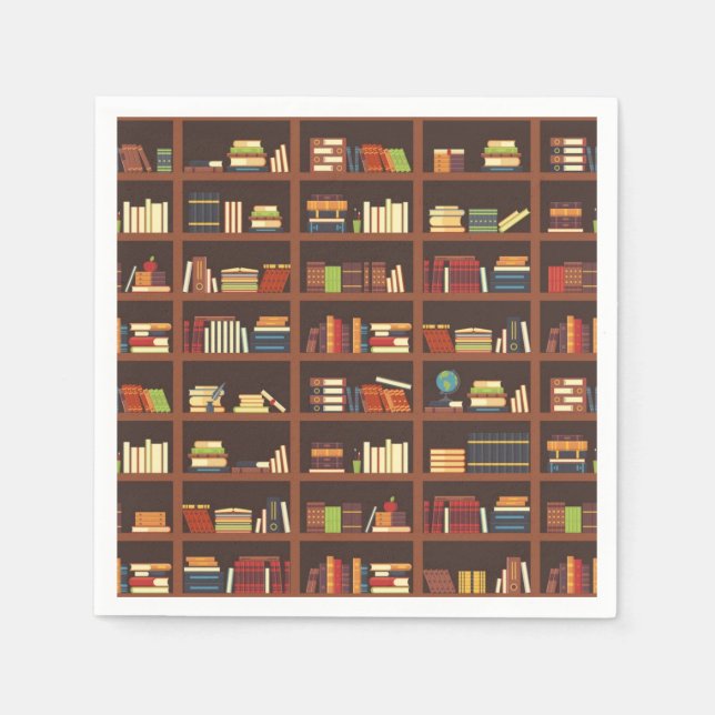 Book pattern napkin (Front)