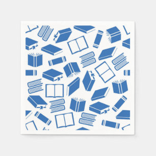 Book pattern napkin