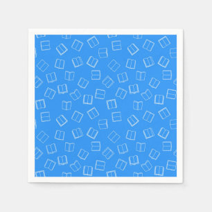 Book pattern napkin