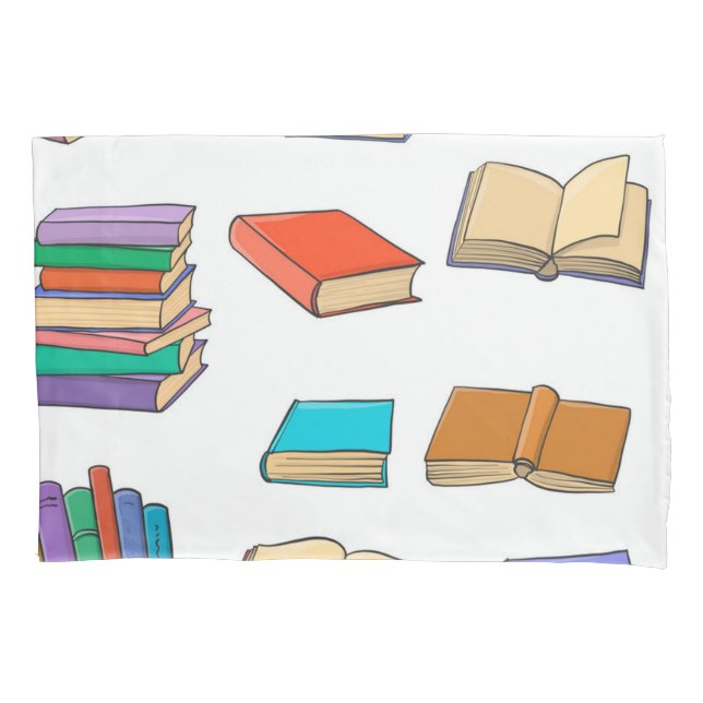 Book pattern pillowcase (Front)