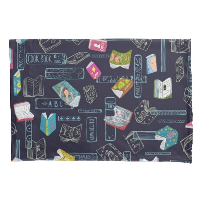Book pattern pillowcase (Front)
