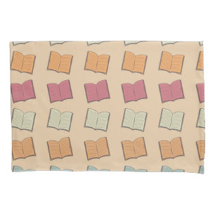 Book pattern pillowcase