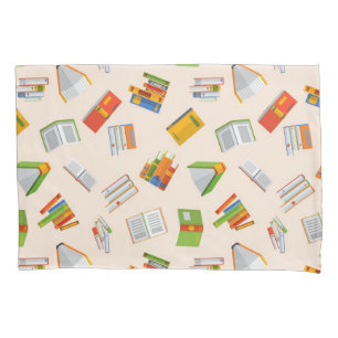 Book pattern pillowcase