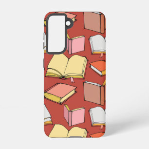 Book pattern samsung galaxy case