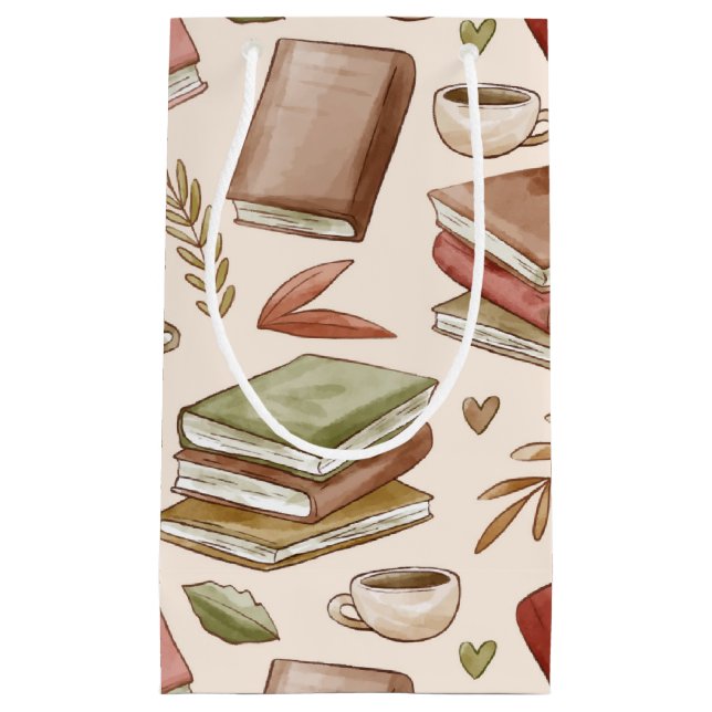 Book pattern small gift bag (Front)