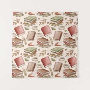 Book pattern tapestry