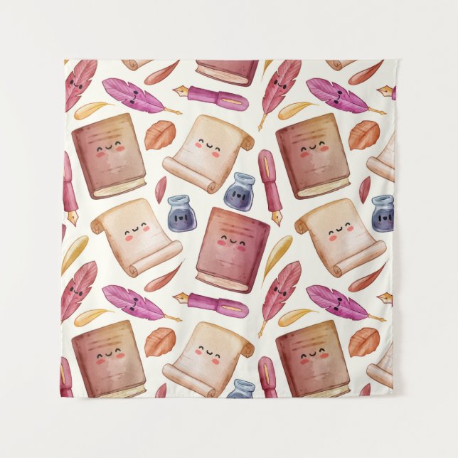 Book pattern tapestry (Front)