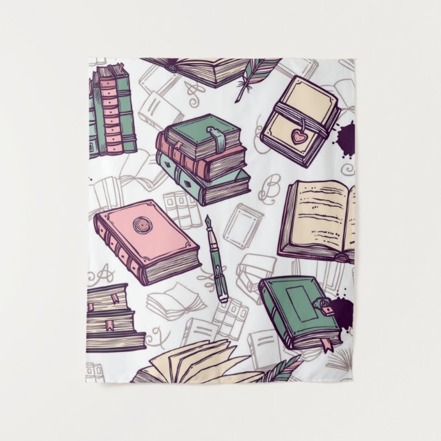 Book pattern tapestry (Front)