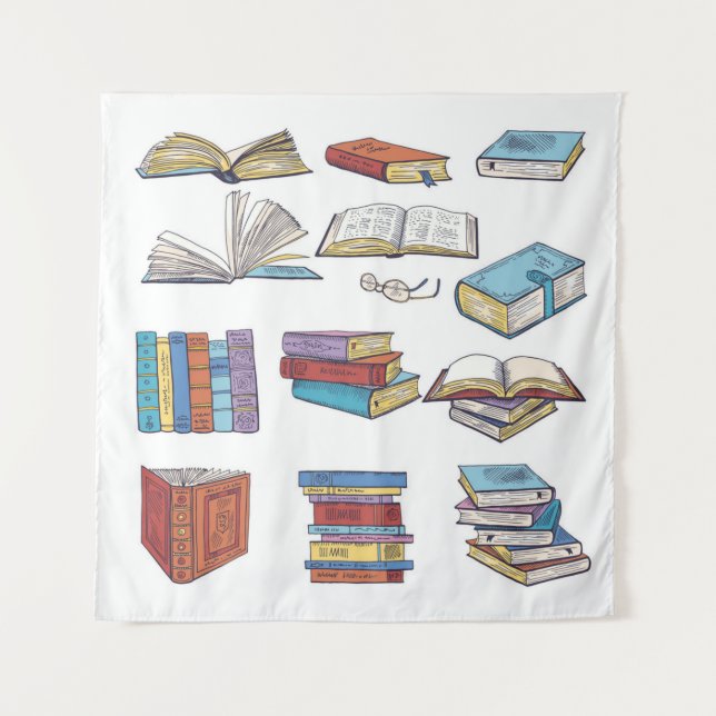 Book pattern tapestry (Front)