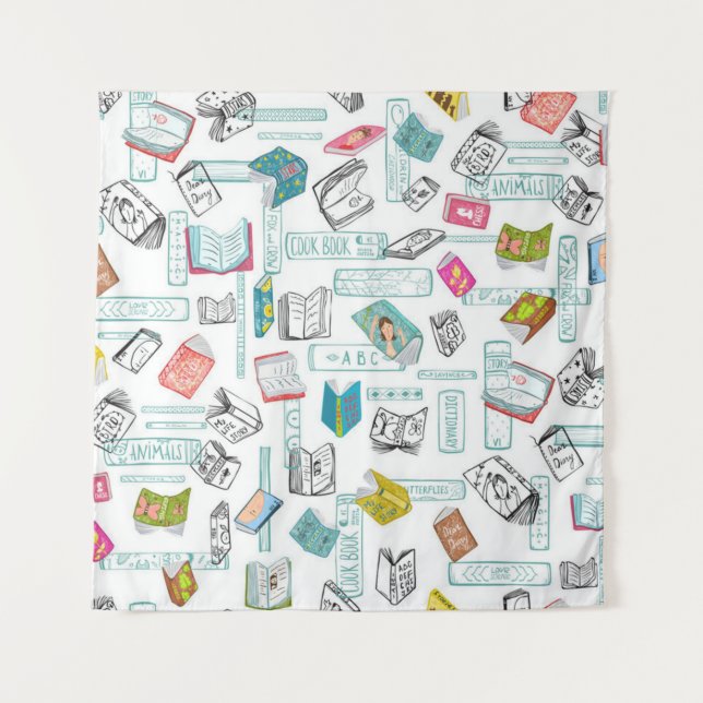 Book pattern tapestry (Front)