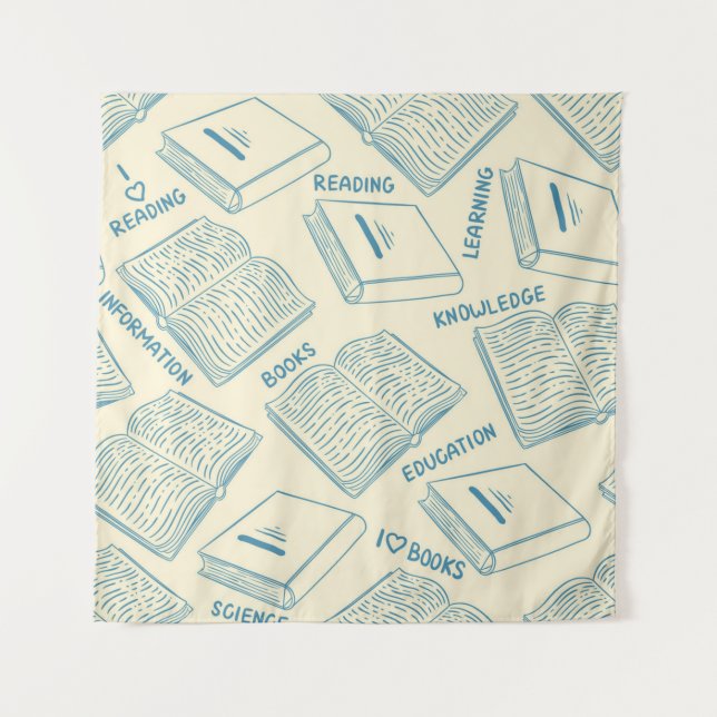 Book pattern tapestry (Front)