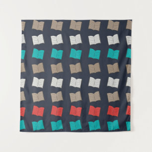 Book pattern tapestry