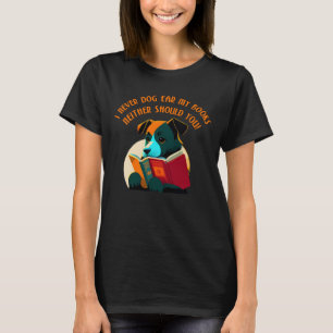 Book Puppy Dog Ear Humour T-Shirt