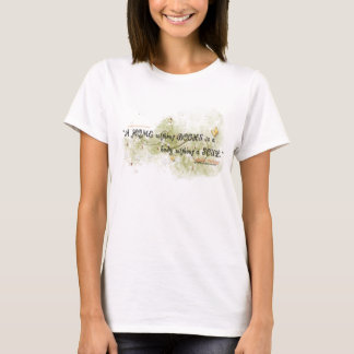 Book Quote Ladies Blouse T-Shirt