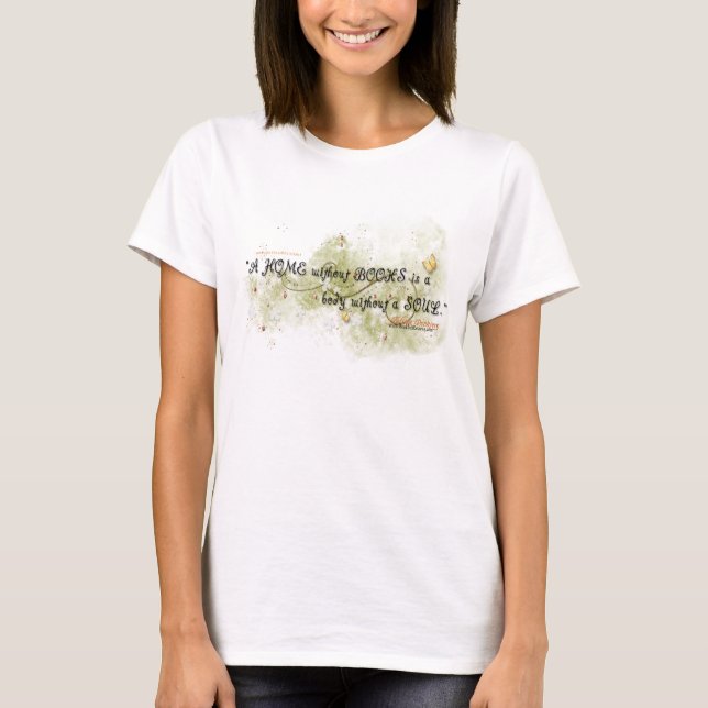 Book Quote Ladies Blouse T-Shirt (Front)