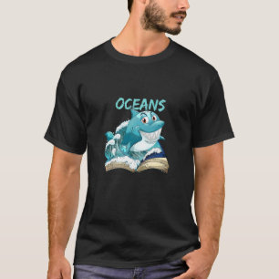 Book Reader Ocean Shark Oceans Of Possibilities Sh T-Shirt