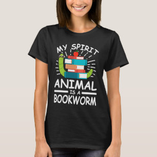 book reading bookworm library books librarian 1 T-Shirt