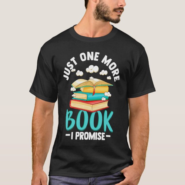 Book Reading  Library Books Reader Bookworm T-Shirt (Front)