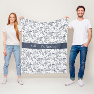 Book & Reading Lover Fleece Blanket