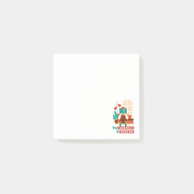 Book Reading Lovers Weekend  Post-it Notes (Front)