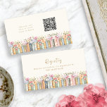 Book Registry Enclosure Card<br><div class="desc">Make gift-giving effortless with our registry card. Elegantly designed with a QR code on the back for easy access,  the card features lush illustrations matching the rest of the collection,  providing both convenience and style.</div>