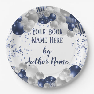 Book Release Launch Signing Party Paper Plate
