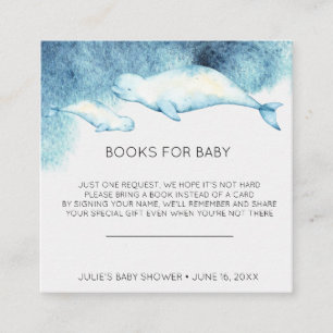 Book Request   Baby Beluga Baby Shower Insert