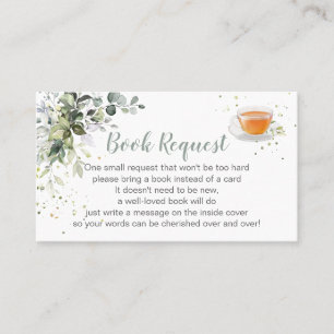Book Request Baby is Brewing Card